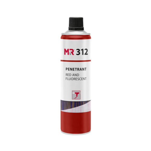 Penetrant - NDT Benelux - MR312 Penetrant, rood en fluorescerend